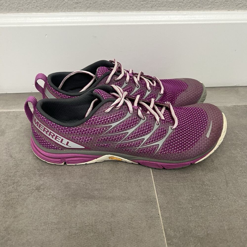 Merrell Road Glove Dash 3 Women's Size 7.5 Purple Mesh Running Shoes J06248